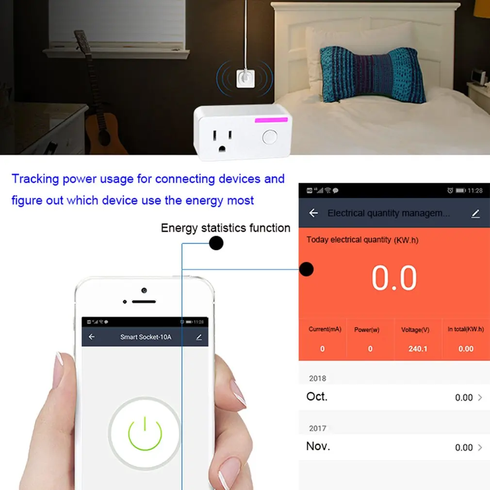 Умная розетка wifi умная розетка Tuya Smart Life App wifi розетка EU US AU UK JP Польша Корейская вилка, Alexa Google Home IFTTT