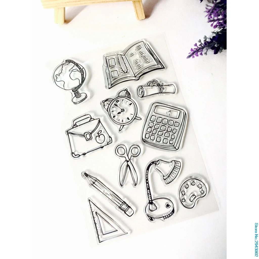 304 Книга DIY силиконовый прозрачный штамп цепляется печать тиснение для скрапбукинга альбом декор M4YD - Цвет: 304