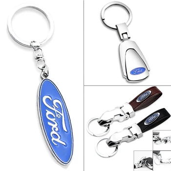 

1pcs Car Metal Keychain Auto Keyring for Fords Focus 2 3 1 MK1 MK2 MK3 Fusion Auto Key Ring Automobile Keys Chains Car Gadgets