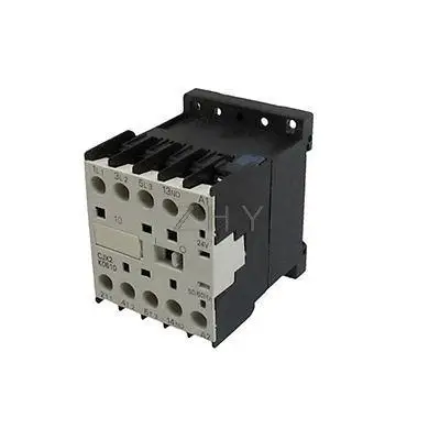 

CJX2-K0610 24 Volts Coil 35mm DIN Rail 6A Three Pole 3P 1NO AC Contactor