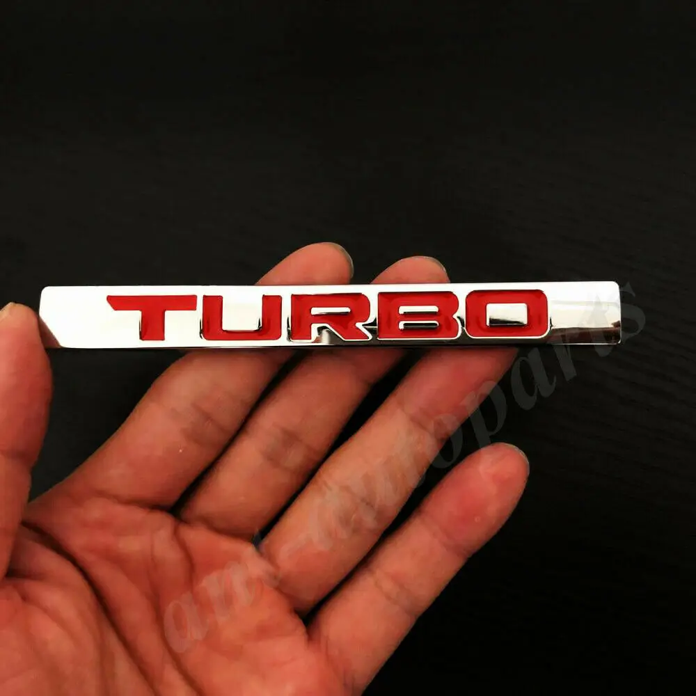 

3D Metal Chrome Turbo Car Trunk Emblem Badge Decal Sticker i VTEC 370 220 210