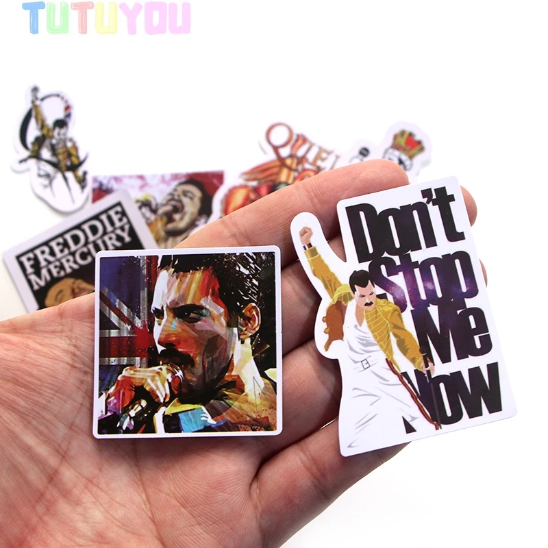 PC20 Wholesale 20set/lot 13 PCS/set Freddie Mercury Cartoon Scrapbooking Stickers Decal For Luggage Car Fridge Graffiti Sticker