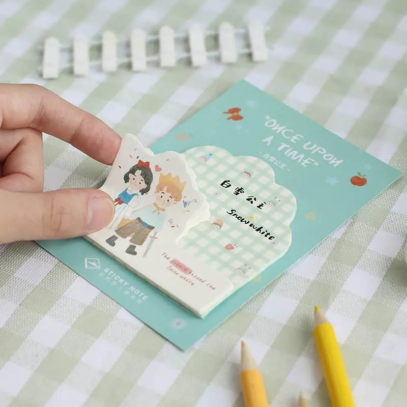 Kawaii Белый лебедь липкий дневник наклейка для Заметок Post it для ноутбука DIY Журнал милые животные блокноты для записей канцелярские принадлежности