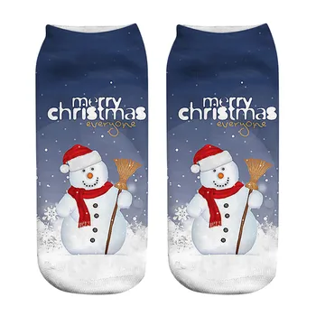 

Unisex Ankle Christmas Socks women Funny 3d Printed Casual Socks Funny Comfortable Cute Low Cut Harajuku Skateboard Sock