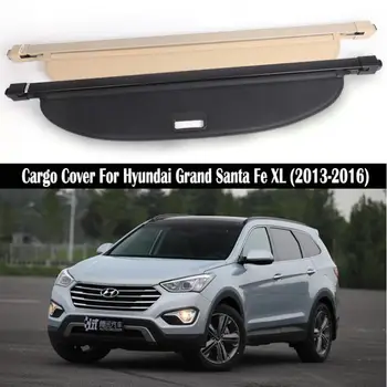 

Rear Cargo Cover For HYUNDAI Grand Santa Fe XL 2013 2014 2015 2016 privacy Trunk Screen Security Shield shade Auto Accessories