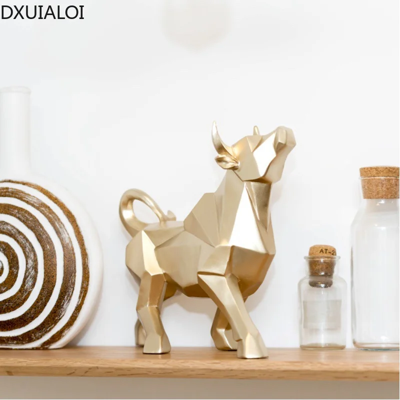 

DXUIALOI Modern Simple Creative Animal Decoration Resin Crafts Housewarming Gift Office Living Room Desktop Home Decoration