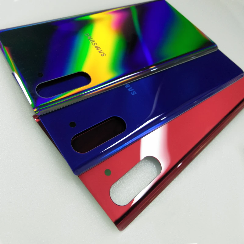Стеклянная крышка для samsung Galaxy Note 10, задняя крышка для батареи, чехол для samsung Galaxy Note10, запасной чехол для задней двери
