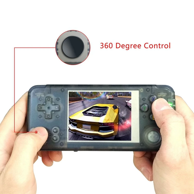 Powkiddy Retro Handheld Game Console 16GB 3inch Portable Mini Video Gaming Players Built-in 3000 Ga