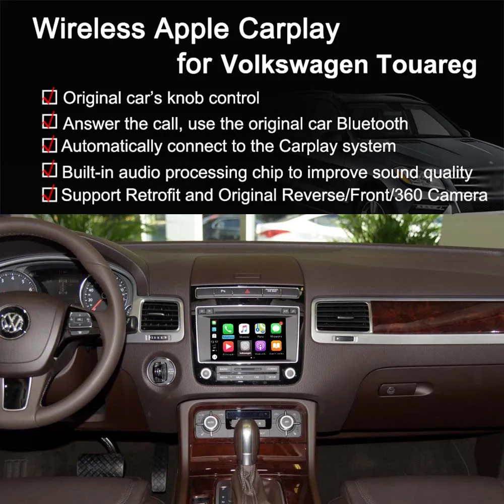 Sinairyu Wifi беспроводная Apple Car Play Carplay модифицированная для 2010- Volkswagen с iOS 13 Android зеркальная камера заднего вида