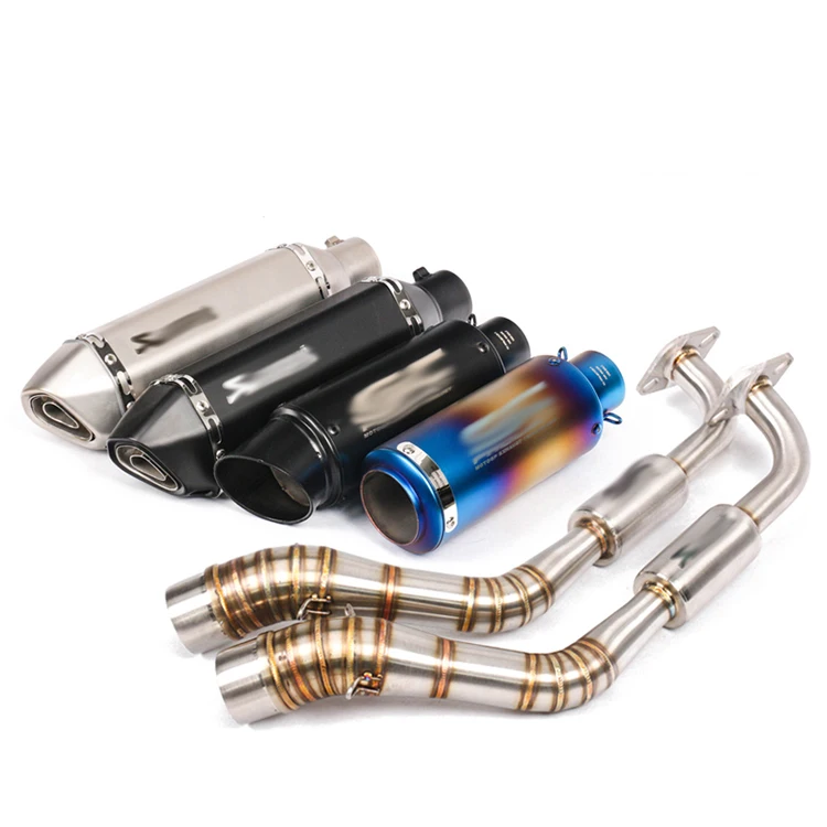 

Motorcycle scooter NVX155 front section SC exhaust pipe modification AEROX155 modified exhaust pipe Tianzhu full section