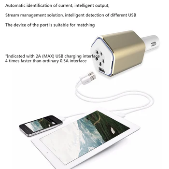 

Smoke Smell Eliminate Odor Safe Intelligent Output USB Port Sterilizing Freshener Health Care Car Air Purifier Phone Charging