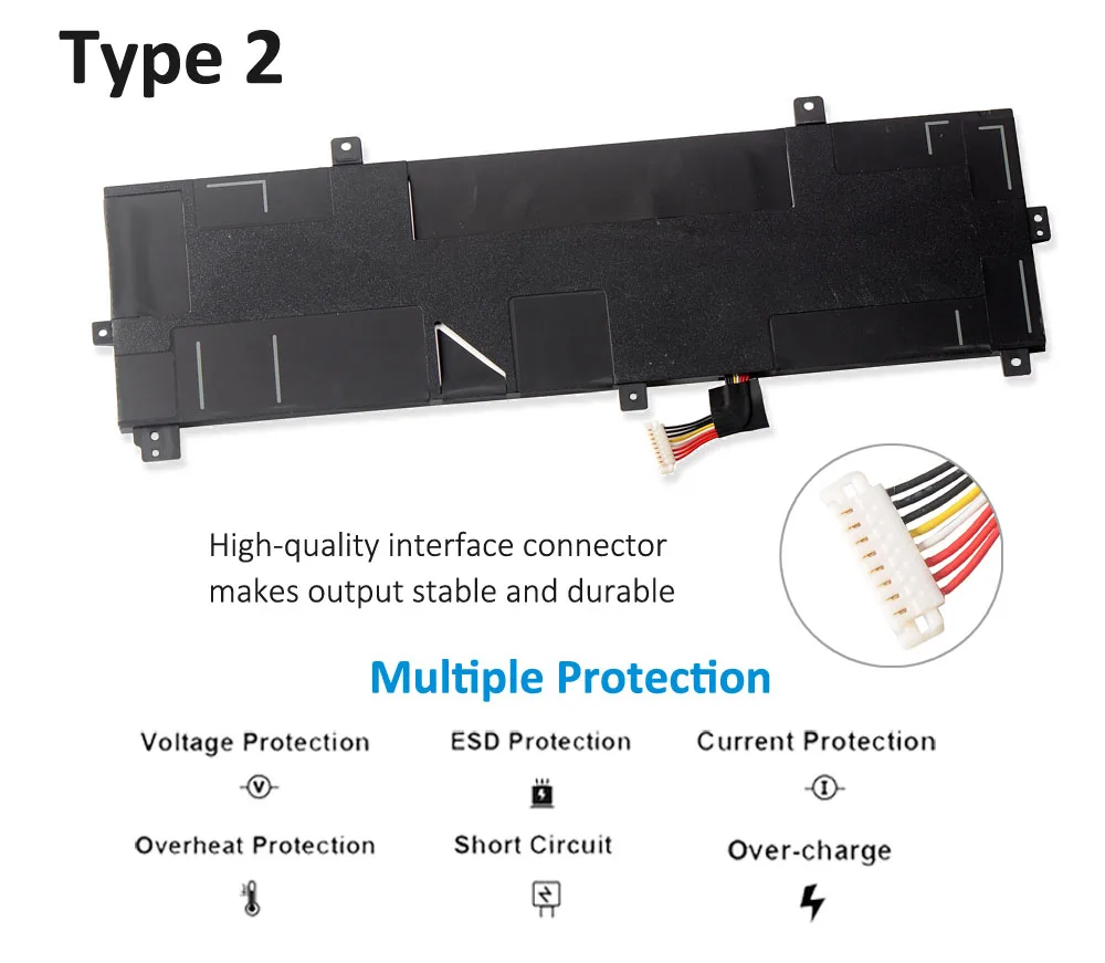 Bateria do Portátil de Kingsener C31n1620 para Asus Zenbook Ux430 Ux430ua Ux430un Ux430uq Ux430uq-gv015t Pro Pu404 Pu404uf 11.55v 50wh - Imagem 4