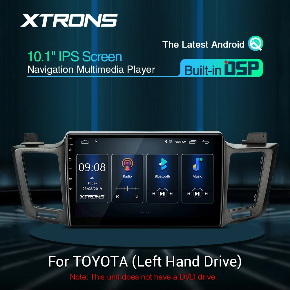 XTRONS 10," DSP новейший Android ips навигационный мультимедийный плеер для Toyota RAV4 2013- левый руль Vehciles без DVD