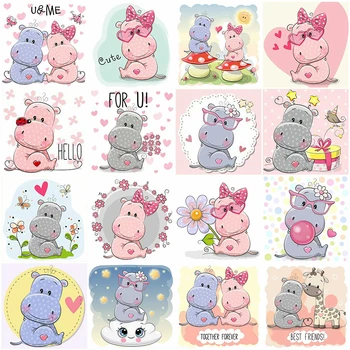 

HUACAN 5D DIY Diamond Painting Cartoon Home Decoration Embroidery Picture Handcraft Art Kits Mosaic Diamond Art