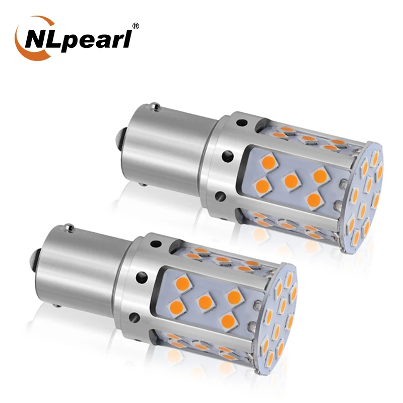 2 шт. Автомобильные светодиодные лампы P21W 1156 BA15S PY21W BAU15S Canbus 3030 35SMD 1157 BAY15D |