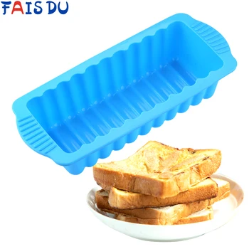 

Silicone Mold Rectangular Toast Cake Forms Pastry Mold Silicone Reusable Temperature Resistant Bakeware Baking Tools