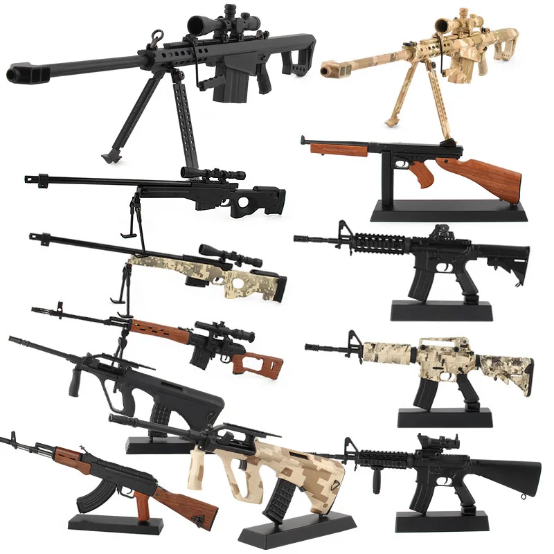 

Model Multi--Military Famous Gun Alloy Firearms Model Toy-Dismantling Assembly Miniature Ratio 1: 3.5