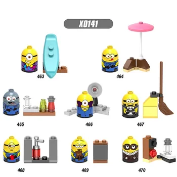 

X0141 New Despicable Mini Me Cartoon Anime Movie Minions Bricks Action Figures Building Blocks Best Children Gift Toys