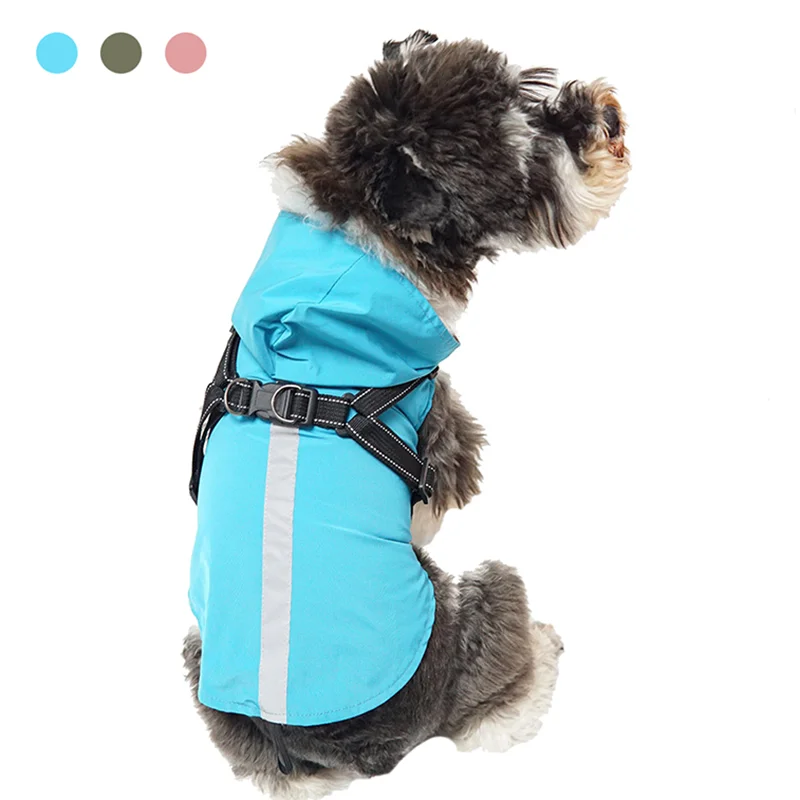 Chaleco impermeable para perro, para mascotas, chubasquero para perros pequeños y medianos, abrigo para cachorros y Pug, ropa para mascotas, novedad|Abrigos y para perro| - AliExpress