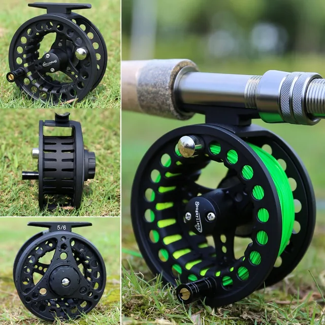 Sougayilang Fly Fishing Reels CNC machined Large Arbor Fly Reel 2 1BB 1 1 Fly