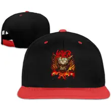 Группа Slayer Logo-Final Show in Greece логотип музыкальной группы хип-хоп Базовая бейсболка белая Регулируемая простая шляпа