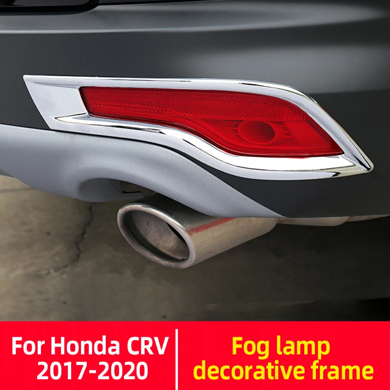

Fog lamp decorative frame Front fog lamp shield Fog lamp decoration strip Lamp trim frame For 5 generation Honda CR-V 2017-2020