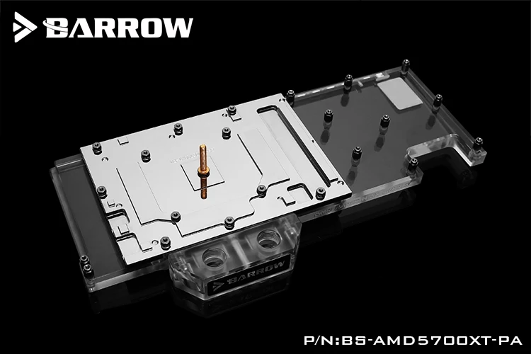 Колючий водяной блок для AMD Radeon RX 5700 / 5700XT GPU Card/полноэкранный медный радиаторный