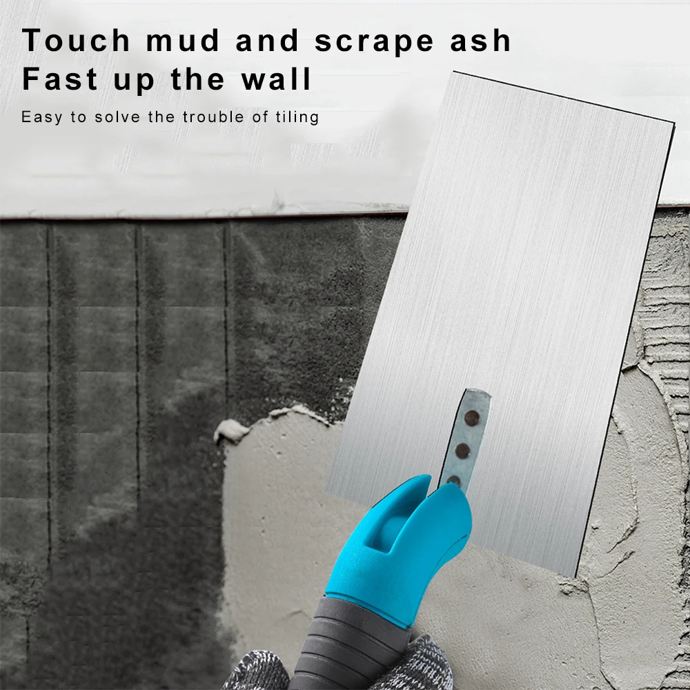 Electric Plaster Trowel Tile Leveling Vibration Wall Concrete Plastering Tool Stainless Steel Plastering Construction Hand Tool