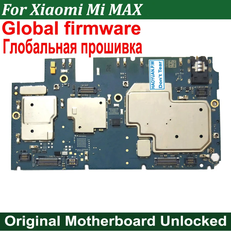 

Tested multilingual Global Original Work Mainboard Electronic Panel Motherboard flex Circuits Cable FPC For Xiaomi Mi Max 16GB