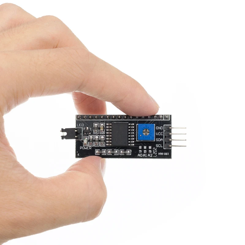 Адаптер для ЖК экрана PCF8574 IIC I2C TWI последовательный интерфейс SPI 1602 2004 LCD 1602|module