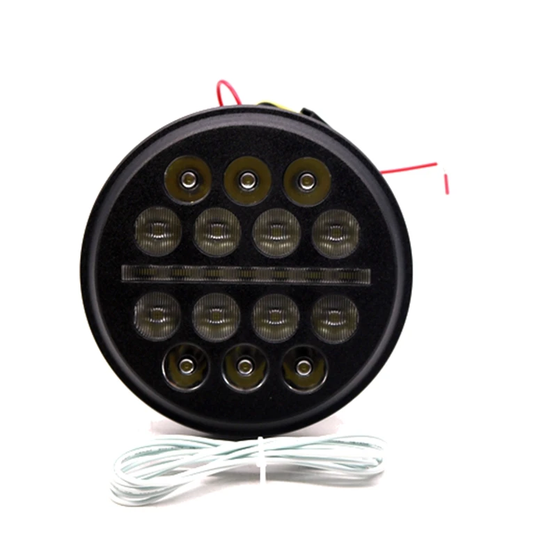 Мотоцикл 5,75 дюймов 5 3/" светодиодный налобный фонарь с DRL для Harley Sportster 883 Dyna Street Bob Light Nightster Night Rod