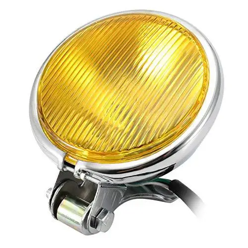 

Motorcycle Cafe Racer Head Light Decorative Metal Lights Lighting Modified Motorbike Chrome Rear Light Assembly