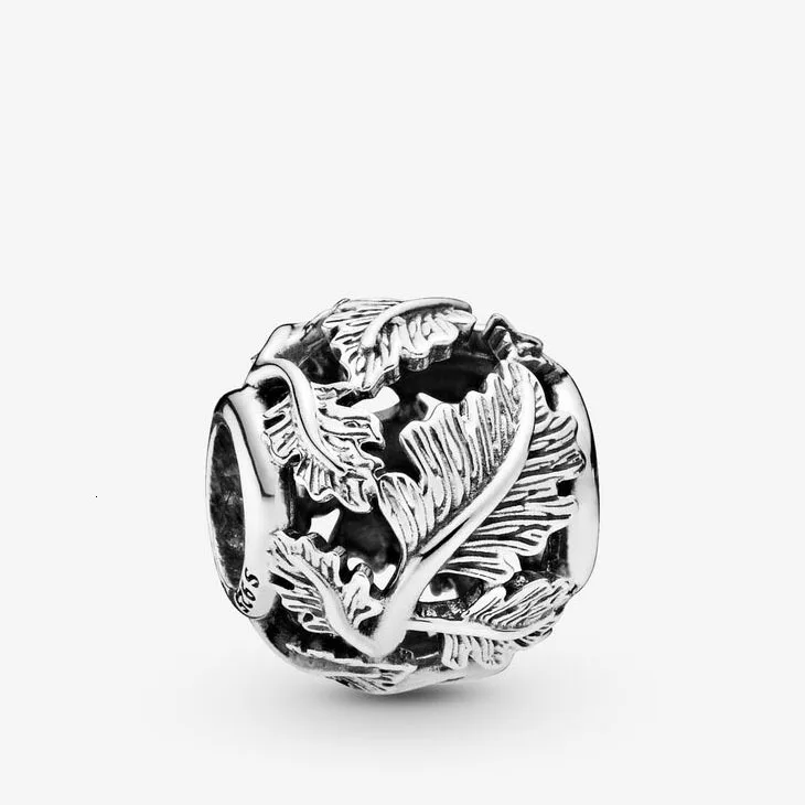 Настоящее серебро 925 сверкающая Сова Подвески в виде кассеты входящий Fit Pandora браслет маленькая Русалка подошва Шарм DIY Ювелирные изделия Новинка - Цвет: 5