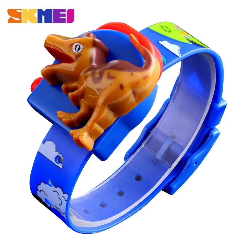 

SKMEI Interesting Kids Watches Fashion Children Watch Creative Cartoon Dinosaur Model Boys and girls Love montre enfan Red Blue