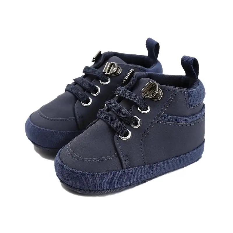 

Spring Autumn Baby Boy Soft Sole Crib Shoes Toddler Kids Anti-Slip Sneakers