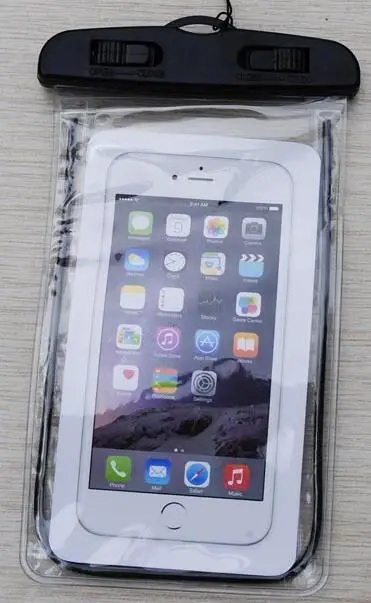 Черный Универсальный Водонепроницаемый Чехол для IPhone 11 Pro Max 4S 5 5S SE 6 6s 7 8 Plus X XS XR XS максимальный Чехол пакет сумка Чехлы водонепроницаемый чехол - Цвет: Черный