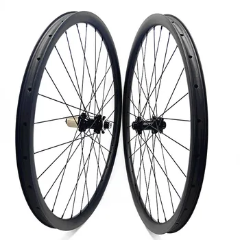 

27.5er asymmetric 38.5x28mm tubeless XC/AM disc mtb carbon wheels FASTace DA206 100x15 142x12 mtb 650B bike wheelset pillar 1423