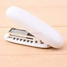 Степлер карамельный цвет мини портативный складной трудосберегающий переплет машина офисные студенческие принадлежности можно заказать 20 страниц