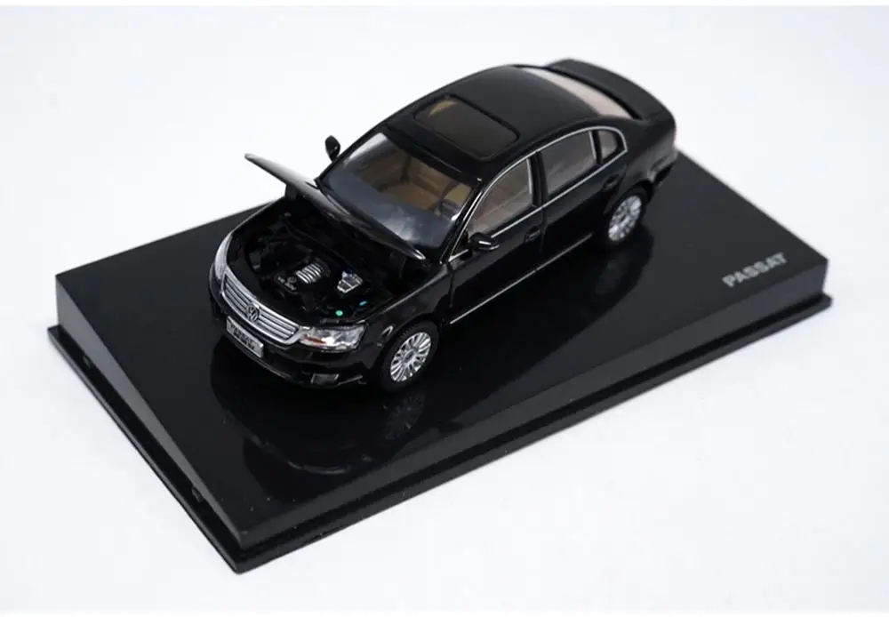 1/43 VW Volkswagen PASSAT V6 B5.5 Черные Литые под давлением автомобильные модельные игрушки, коллекционные подарки
