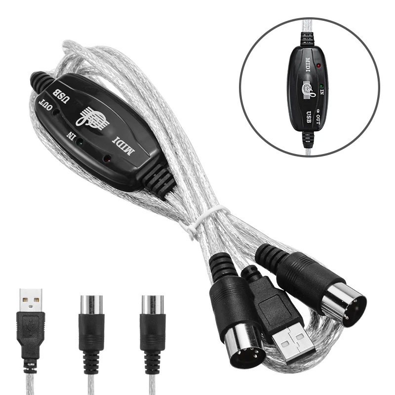Mayitr 1 8 м миди для USB кабеля высокое качество показывающие внутреннюю/наружную