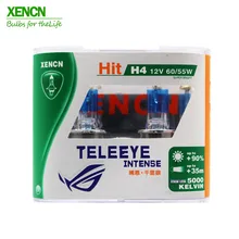 XENCN H4 P43t 12V 60/55W Teleeye, интенсивный и яркий светильник, автомобильный головной светильник, s лампы, УФ-фильтр, галогенная лампа, 30% больше света, 2 шт