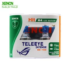 XENCN H4 P43t 12V 60/55W Teleeye intensywna jaśniejsza wersja światło żarówki reflektorów samochodowych filtr UV lampa halogenowa 30% więcej ligh 2 sztuk