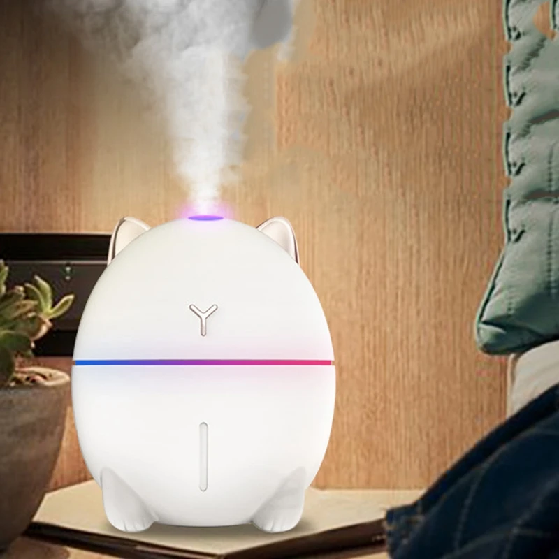 

New 200ML Ultrasonic Air Humidifier Aroma Essential Oil Diffuser for Home Car USB Fogger Mist Maker with LED Night Lamp