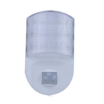 

9 LED PIR Motion Sensor Night Light Home Hallway Bedroom Socket Wall Lamp EU Plug JS22