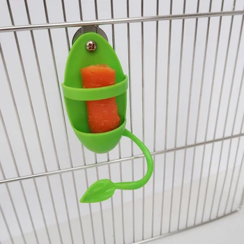 

Legendog Parrot Food Feeder Creative Plastic Hanging Bird Cage Feeder Parrot Feeding Toy Food Fruits Basket Holder Accessories