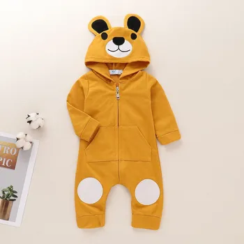 

Hot Clothes Baby Autumn Cute Cartoon Bear Girl Romper Infant Boy Jumpers Kids Outfits Clothes Newborn Baby One-Pieces Clothes