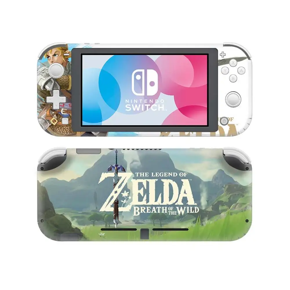 Легенда о Зельде наклейка на кожу для Nintendo Switch Lite консоль и контроллер протектор