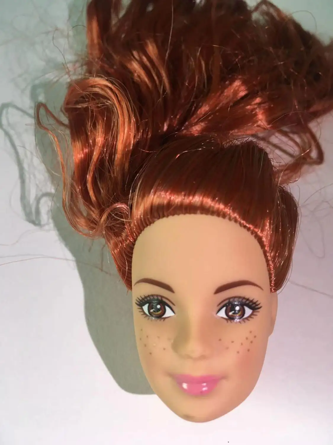 Rare Collection Face Doll Toy Head Black Skin Nurse Face Asia Face Good Makeup Toy Head Children Birthday Christmas Gifts