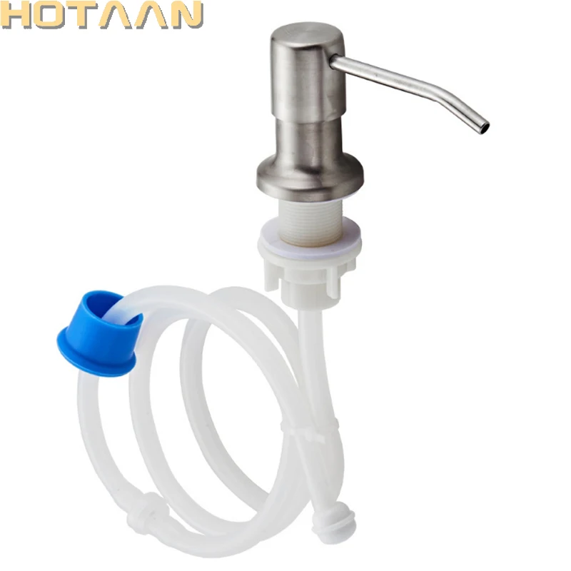 Soap Dispenser for Kitchen Sink &Tube Kit Tube Connects Directly To Soap Bottle 