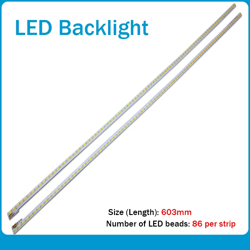 Для Hisense LED55K510G3D Артикул лампы LJ64-03353A 2011SGS55-5630-86-H1-REV1.0 1 шт. = 86LED 603 мм